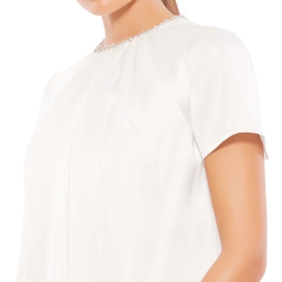 MAC DUGGAL Bridal Wedding Shower Rehearsal DInner Sheath Dress • size 6 NWT - Picture 3 of 4